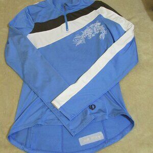 Pearl Izumi Women's Quarter Zip Long Sleeve Shirt Size Small